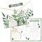 Big Dot of Happiness Boho Botanical Bride - Paper Greenery Bridal Shower and Wedding Party Coloring Sheets - Activity Placemats - Set of 16